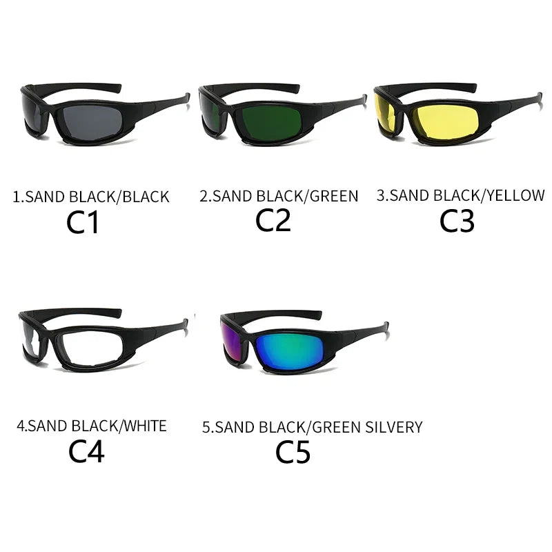 Fashion Cycling Glasses Sunglasses Black Silver Men Women Sun Glasses UV Protection Sports Goggle Camping Hiking Bicycle Eyewear