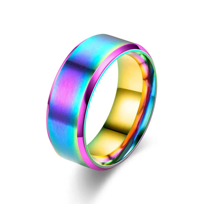 8MM Stainless Steel Wedding Ring