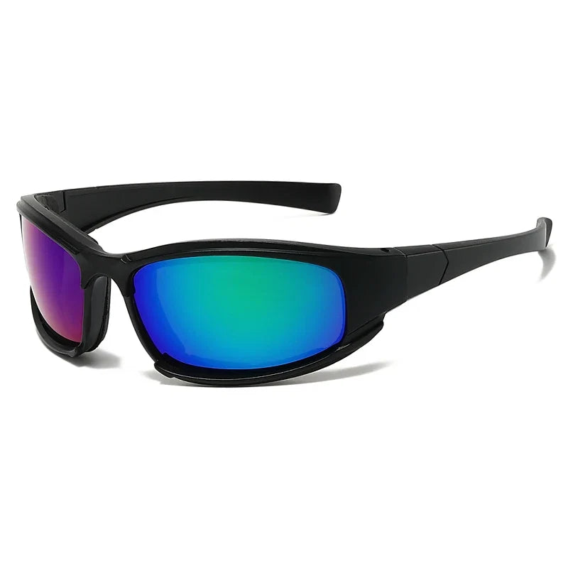 Fashion Cycling Glasses Sunglasses Black Silver Men Women Sun Glasses UV Protection Sports Goggle Camping Hiking Bicycle Eyewear