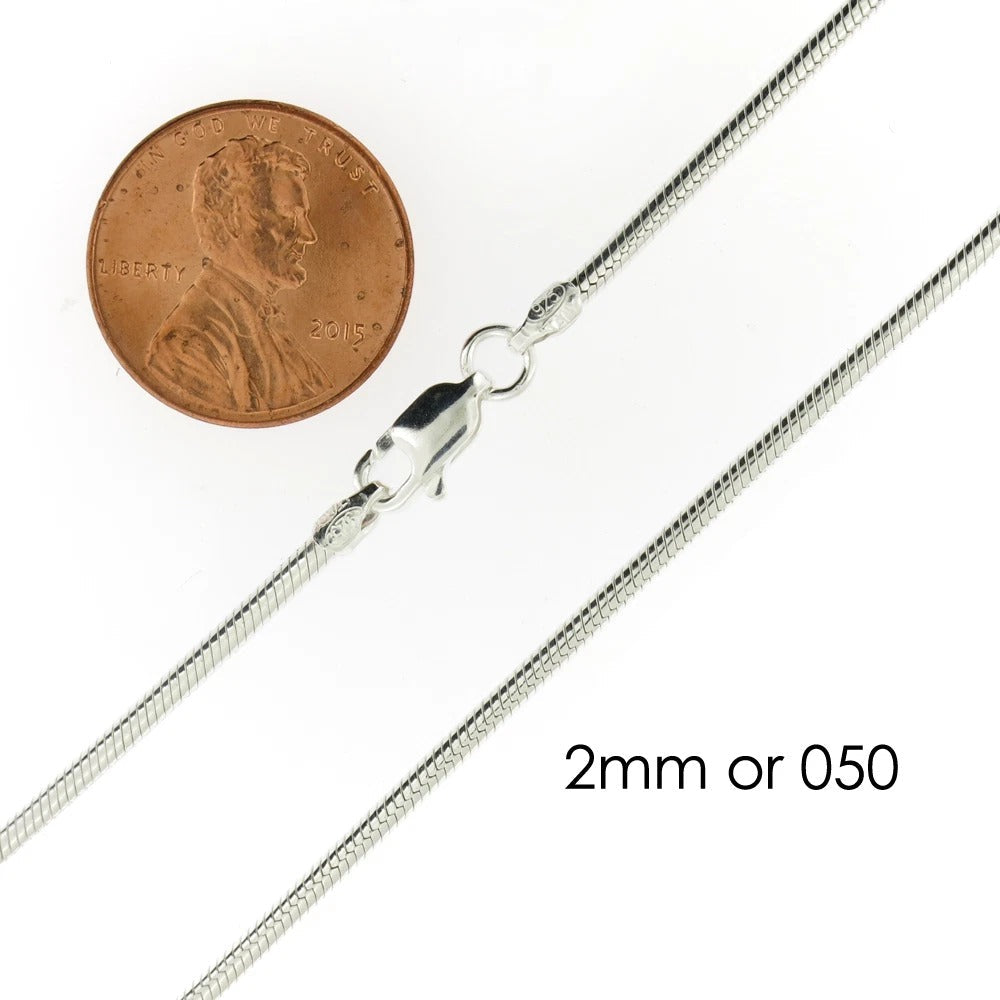 925 Sterling Silver Snake Chain