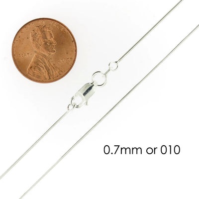 925 Sterling Silver Snake Chain
